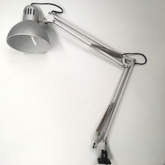 LAMP, Desk Light - Planet style, Silver
